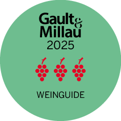 Bild-Auszeichnung: 3 Rote Trauben bei Gault & Millau